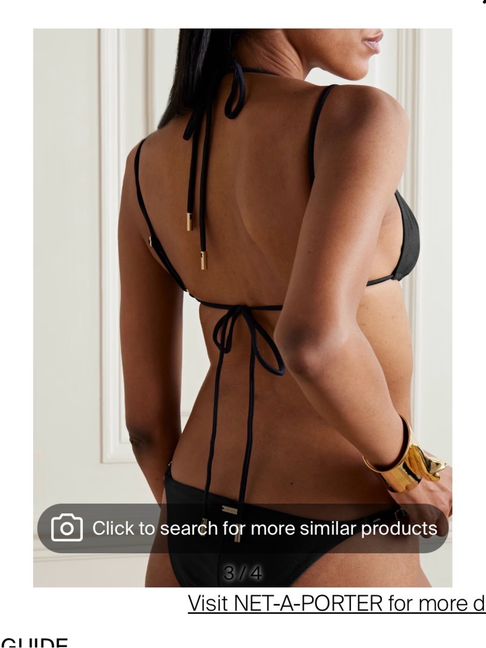 Cult Gaia Gilda Bikini in black - Picture 2 of 3